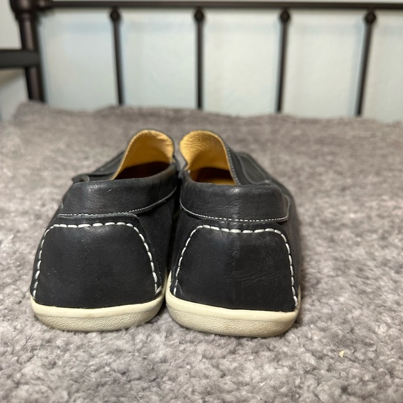 Mercanti Fiorentini Men's Navy Leather Loafers Size 12 - Picture 6 of 9